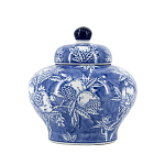 Ваза с крышкой в китайском стиле Гранатовое дерево Blooming Pomegranate варинант исполнения - 8 | Loft Concept в Перми