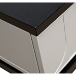 Тумбочка прикроватная с ящиком черно-серого цвета Noble Nightstand варинант исполнения - 5 | Loft Concept в Перми