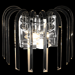 Бра цвета никель с изогнутыми хрустальными элементами Radiant Ribbons варинант исполнения - 3 | Loft Concept в Перми