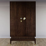 Платяной шкаф Elsa Dreams Walnut с 2-мя фасадами варинант исполнения - 3 | Loft Concept в Перми