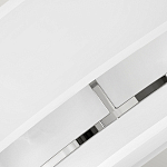 Потолочный светильник с двухслойным белым текстильным абажуром Hinkley варинант исполнения - 12 | Loft Concept в Перми