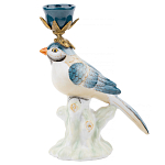 Фарфоровый подсвечник с птицей Eden Garden варинант исполнения - 1 | Loft Concept в Перми