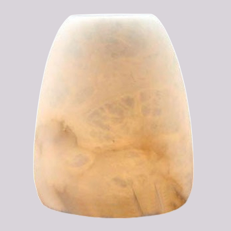 Настольная лампа в форметрапеции из натурального камня Soft Glow of Stone Латунь Белый Настольная лампа в форметрапеции из натурального камня Soft Glow of Stone Латунь Белый в Перми | Loft Concept