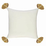 Чехол на подушку с кисточками и вышивкой птиц Ethnic mix Birds Square варинант исполнения - 4 | Loft Concept в Перми