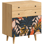 Комод с принтом на ящиках Elise Chest of Drawers варинант исполнения - 2 | Loft Concept в Перми