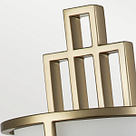 Бра с геометрическим каркасом и матовым белым цилиндрическим плафоном Feiss варинант исполнения - 5 | Loft Concept в Перми