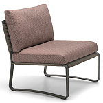 Дизайнерское уличное кресло на металлическом каркасе PHOENIX Armchair варинант исполнения - 1 | Loft Concept в Перми