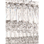 Люстра подвесная круглая из прозрачного хрусталя с корпусом из металла цвета хром Selfsufficient варинант исполнения - 6 | Loft Concept в Перми