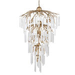 Люстра многоярусная с трубчатыми подвесками Dripping Crystals варинант исполнения - 3 | Loft Concept в Перми