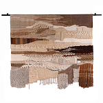 Тканый вручную монументальный настенный гобелен Earth Flow варинант исполнения - 6 | Loft Concept в Перми