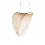 Подвесной светильник фигурный из деревянных прутьев Ecofriendly Light Source варинант исполнения - 2 | Loft Concept в Перми