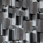 Абстрактное Объемное Панно Industrial panel Travers Coals варинант исполнения - 2 | Loft Concept в Перми