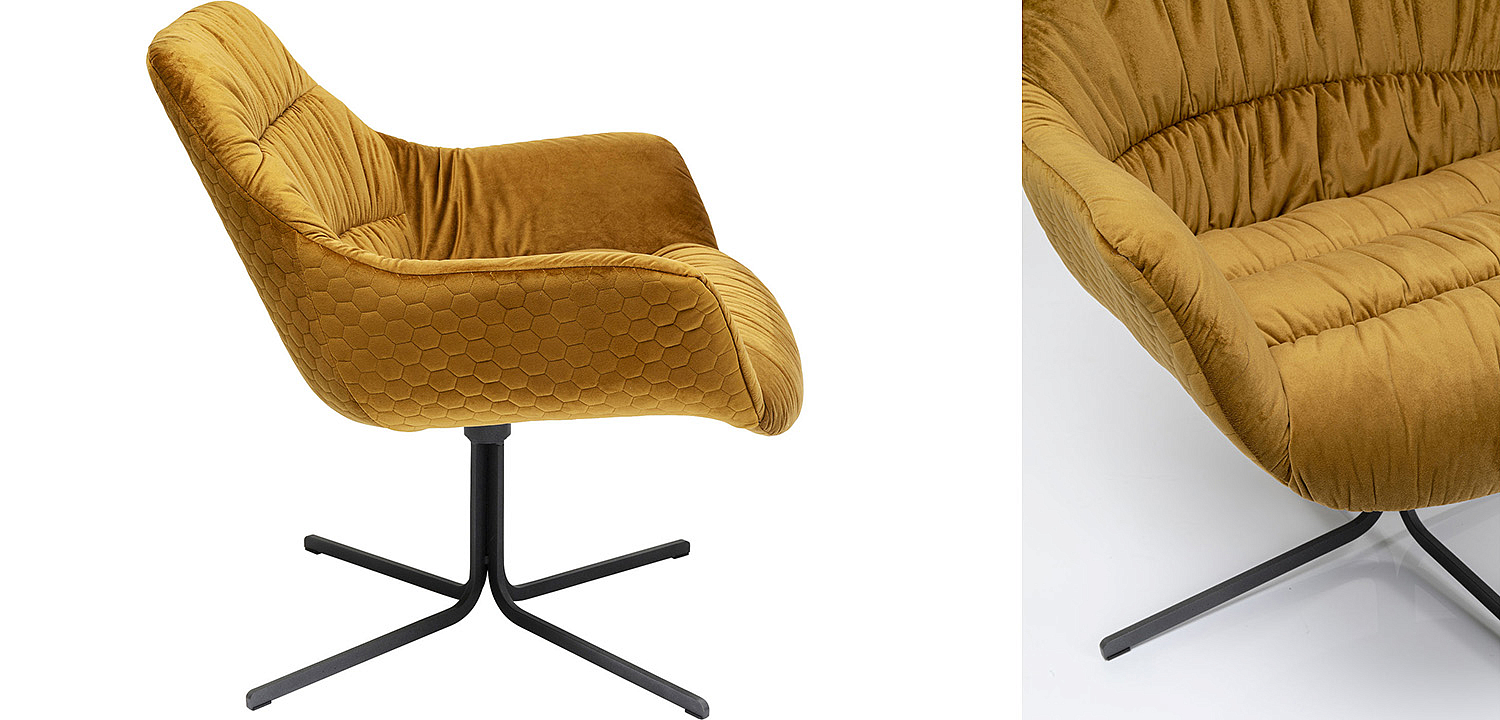 Кресло вращающееся Yellow Honeycomb - Loft-Concept в Перми