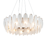 Люстра Mont Saint-Michel Золотая с Рельефным Стеклом варинант исполнения - 2 | Loft Concept в Перми