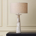 Настольная лампа на конусовидном корпусе с чашей и с тканевым абажуром Daydreaming варинант исполнения - 4 | Loft Concept в Перми