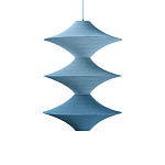 Подвесной вязаный голубой светильник «Звезда Востока 03» варинант исполнения - 2 | Loft Concept в Перми