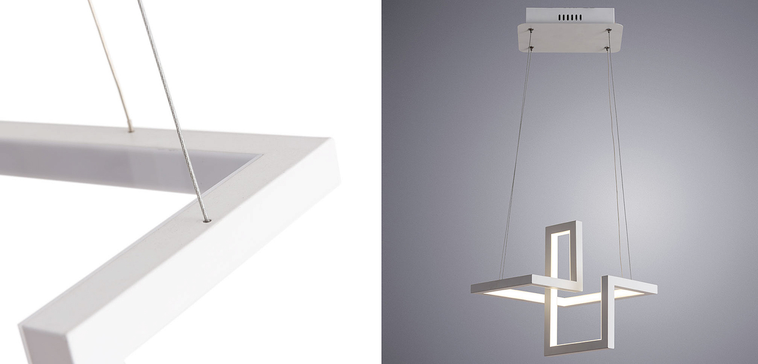 Люстра Esther Geometric White Chandelier III Люстра Esther Geometric White Chandelier III - Loft-Concept в Перми