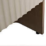 Тумба под телевизор серая с мраморной столешницей Uniqueness Marble варинант исполнения - 8 | Loft Concept в Перми