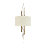 Бра с белым абажуром и элементами в виде натуральных веток Hinkley варинант исполнения - 1 | Loft Concept в Перми