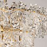 Люстра многоярусная с объемными прозрачными цветами Hanging Flowers варинант исполнения - 4 | Loft Concept в Перми