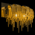 Бра с металлическими дугами и цепочками 33 см Atlantis Chain варинант исполнения - 8 | Loft Concept в Перми