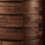 Комод деревянный с 7-ю ящиками Moon Walnut Furniture варинант исполнения - 5 | Loft Concept в Перми