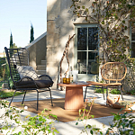 Садовое кресло из искусственного ротанга Mills Rattan Wicker Chair варинант исполнения - 9 | Loft Concept в Перми