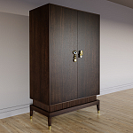 Платяной шкаф Elsa Dreams Walnut с 2-мя фасадами варинант исполнения - 2 | Loft Concept в Перми