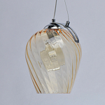 Подвесной светильник со стеклянном плафоном в форме бокала Kaleido варинант исполнения - 6 | Loft Concept в Перми