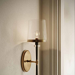 Бра настенное с прозрачным стеклянным абажуром Simple Pure Form варинант исполнения - 5 | Loft Concept в Перми