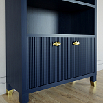 Книжный Стеллаж Elsa Dreams Blue с задней стенкой варинант исполнения - 1 | Loft Concept в Перми