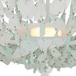 Люстра круглая с каскадом из декоративных элементов Sea Glass варинант исполнения - 3 | Loft Concept в Перми