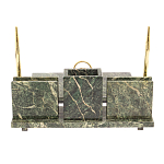 Настольный письменный набор из змеевика с гербом России Successful Leader варинант исполнения - 2 | Loft Concept в Перми