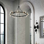 Бра светодиодное из черно-белых дисков Contrast Sample варинант исполнения - 6 | Loft Concept в Перми