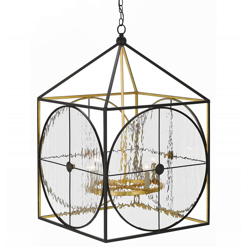 Люстра CURREY AND COMPANY SAGAMORE LANTERN Золотой Черный Люстра CURREY AND COMPANY SAGAMORE LANTERN Золотой Черный в Перми | Loft Concept