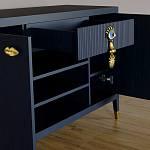 Комод-буфет Elsa Dreams Blue с открытыми полками   варинант исполнения - 1 | Loft Concept в Перми