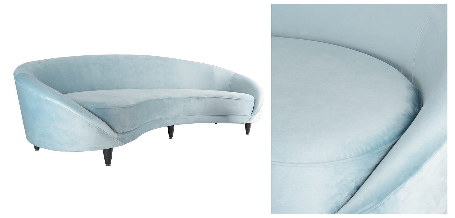 Диван Paulet Light Blue Sofa Диван Paulet Light Blue Sofa - Loft-Concept в Перми