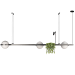 Подвесной линейный светильник Barbell варинант исполнения - 2 | Loft Concept в Перми