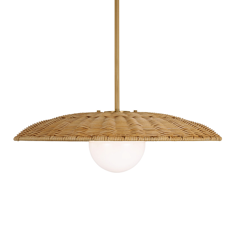 Люстра круглая из ротанга Long Lasting Chandelier Бежевый Белый Люстра круглая из ротанга Long Lasting Chandelier Бежевый Белый в Перми | Loft Concept