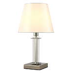 Настольная лампа с белым тканевым абажуром в форме конуса Laurent варинант исполнения - 2 | Loft Concept в Перми