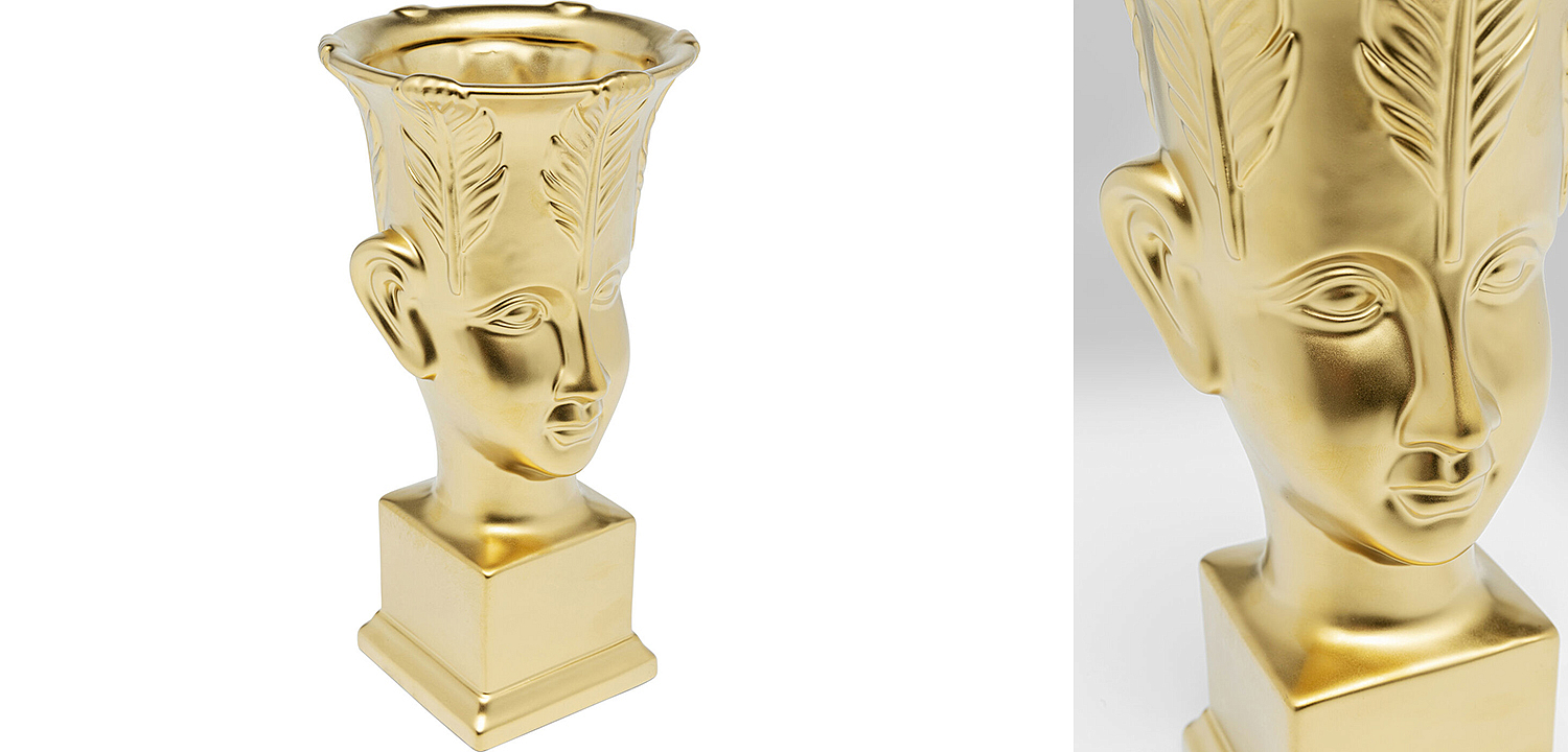 Ваза Golden Face Vase 31 Ваза Golden Face Vase 31 - Loft-Concept в Перми