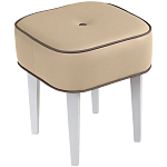 Квадратный мягкий пуф на белых ножках Winton Pouf Square варинант исполнения - 19 | Loft Concept в Перми