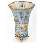 Фарфоровая ваза с изображением попугаев Eden Garden варинант исполнения - 3 | Loft Concept в Перми