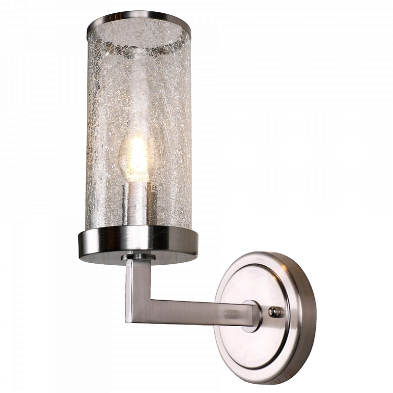 Бра LIAISON Single Arm Sconce Wall Lamp Silver Никель Прозрачный Бра LIAISON Single Arm Sconce Wall Lamp Silver Никель Прозрачный в Перми | Loft Concept