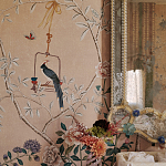 Обои ручная роспись Cecily pink варинант исполнения - 5 | Loft Concept в Перми