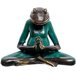 Статуэтка из бронзы в виде лягушки Animals Bronze варинант исполнения - 3 | Loft Concept в Перми