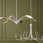 Люстра белая с плафонами в виде лепестков Delicate Flower варинант исполнения - 5 | Loft Concept в Перми