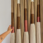 Текстильное Панно Макраме для ресторана Mexico Wall Hanging  варинант исполнения - 1 | Loft Concept в Перми