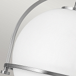 Потолочный светильник с плафоном в форме белого матового шара Hinkley варинант исполнения - 11 | Loft Concept в Перми