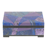 Шкатулка из натурального камня лазурит и чароит Stone Casket варинант исполнения - 2 | Loft Concept в Перми